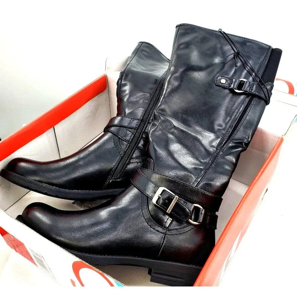 Baretraps 6.5 Boots Tall Woman Carmella Horse Riding Knee-High Shoes Equestrian